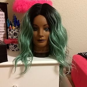 Ombre Mint Green Synthetic Wig